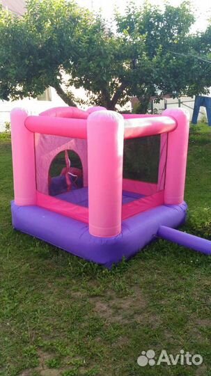 Детский батут с сеткой