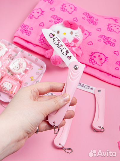 Складной нож Hello Kitty