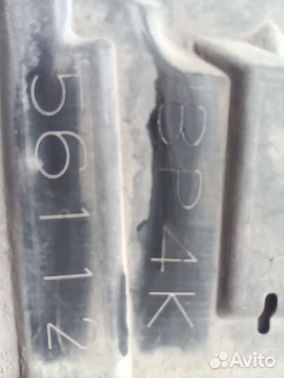 Пыльник бампера Mazda 3 BK. BP4K-56-112