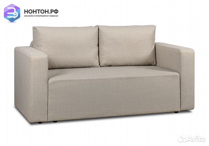 Диван еврокнижка Плей бежевый