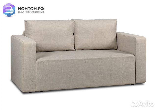 Диван еврокнижка Плей бежевый