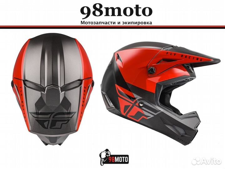 Шлем (кроссовый) FLY racing kinetic straight edge