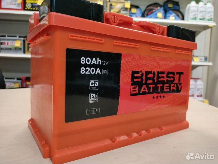 Аккумулятор Brest Battery 80Ah оп (Белоруссия)