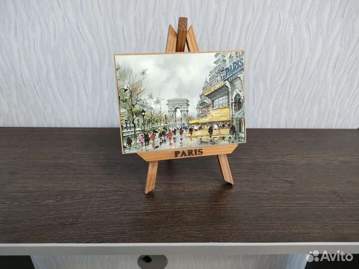 Картина Paris на подставке