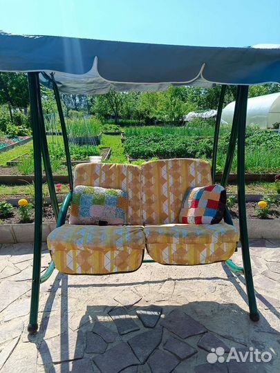 Садовые качели бу
