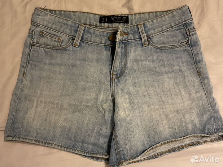 Джинсовые шорты zara 34