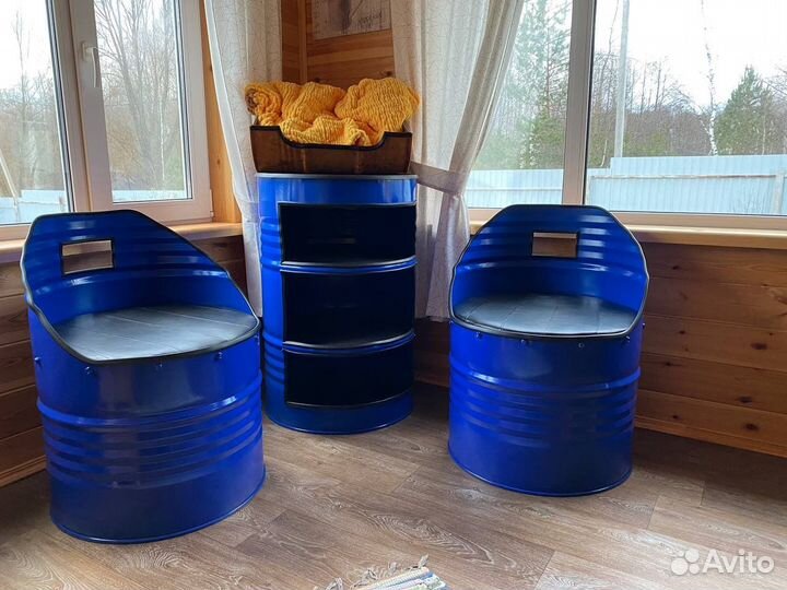 Мебель из бочек