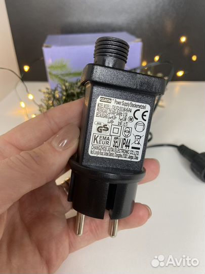 Гирлянда хвойная лапа 20м новая