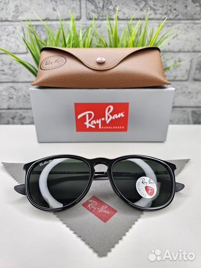 Очки Ray Ban Erika 4171 601/2P Polarized Зеленые