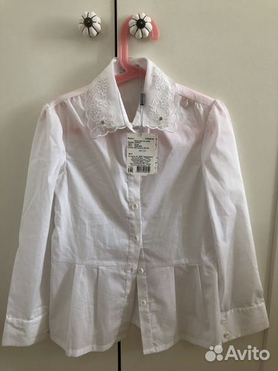 Школьная блузка 128