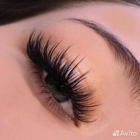 Наращивание ресниц, брови