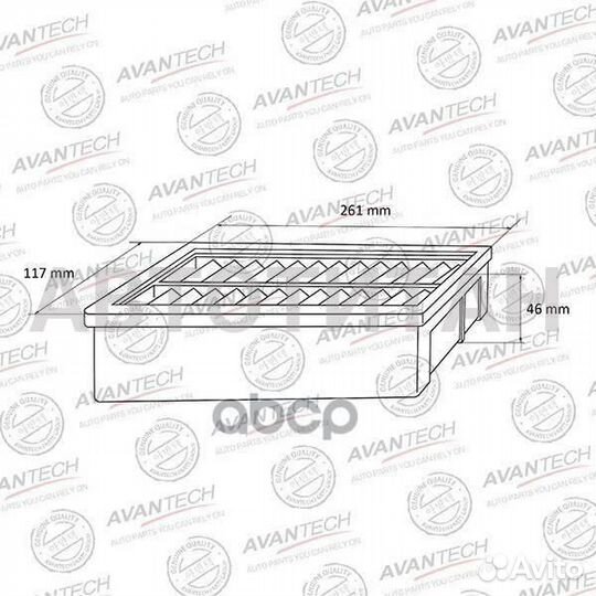 Фильтр воздушный Avantech avantech AF0112