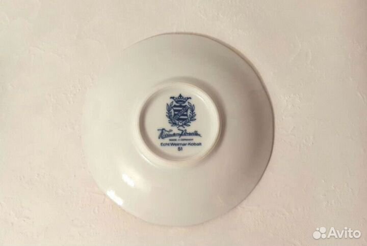 Сервиз weimar kobalt веймар кобальт 6 пар