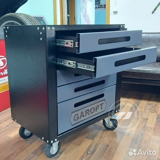 Garopt тележка 5 ящиков (с замком)