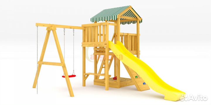Детская площадка Савушка Мастер 1 plus горка 3 м