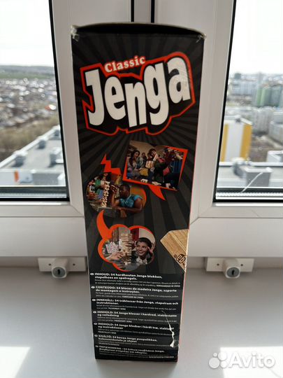 Игра настольная Jenga Падающая башня