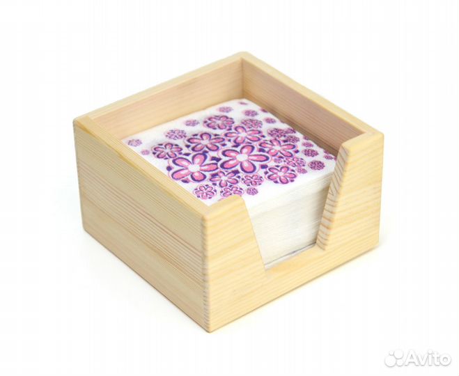 Салфетница деревянная. Подставка под салфетки