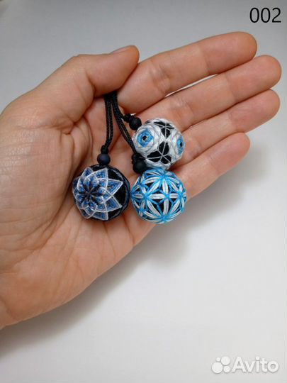 Брелок оберег новый темари-шар