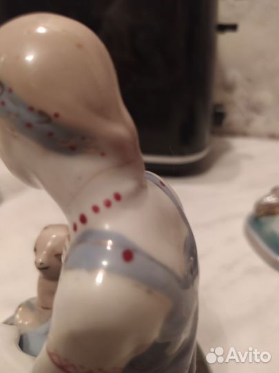 Статуэтка Алёнушка с козленком 1950-годы