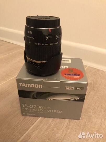 Объектив Tamron AF 18-270 mm f/3.5-6.3 Di II VC PZ