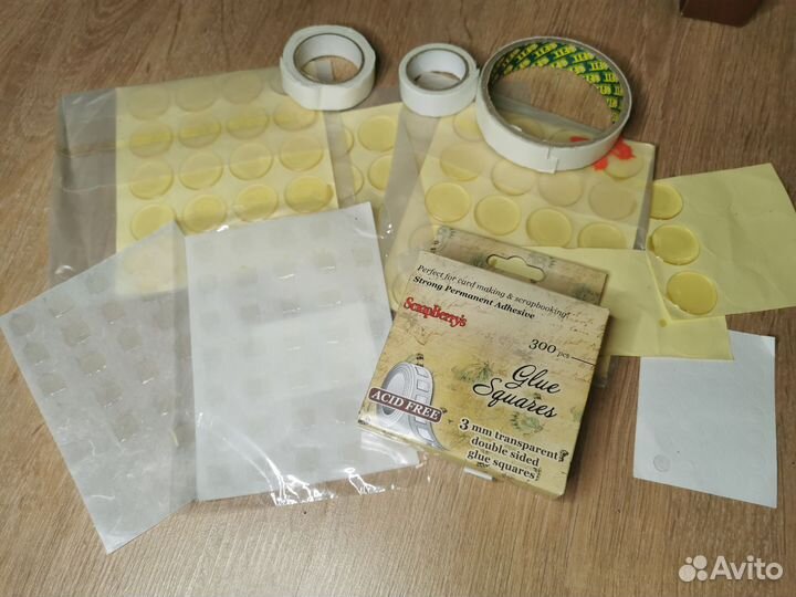 Клеевые подушечки, основы под кабошоны