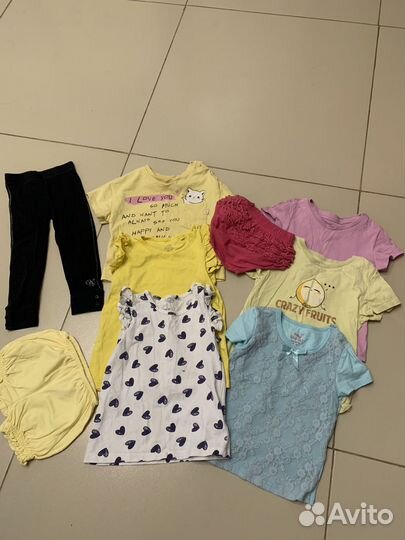 Детские вещи пакетом для девочек 86