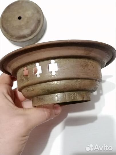 Конфорка и тушилка для угольного самовара