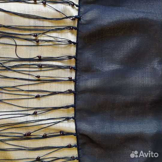 Палантин шифон бахрома