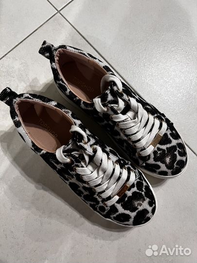Кеды Topshop леопардовые