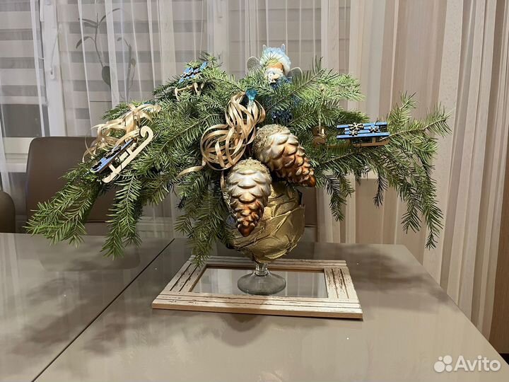 Новогодняя композиция из пихты