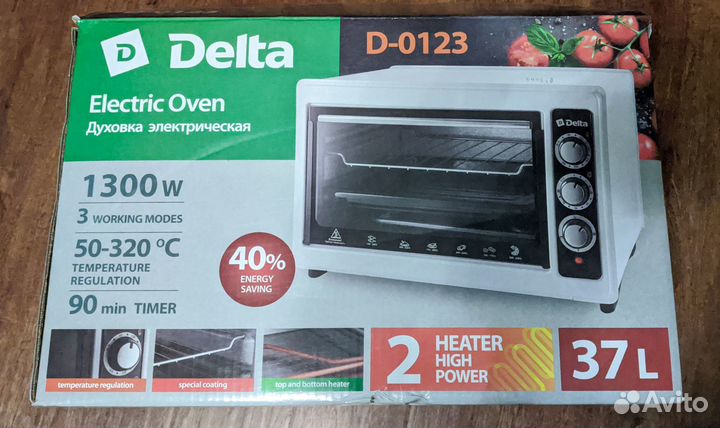 Духовка электрическая Delta D-0123 1300 Вт