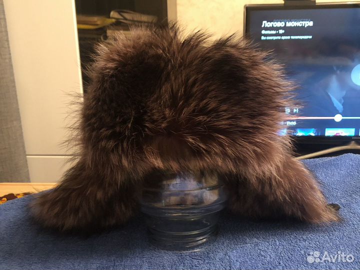 Шапка кожаная