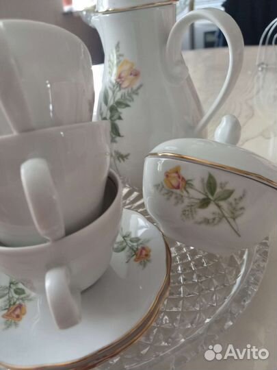 Кофейный сервиз Кахла производства ГДР