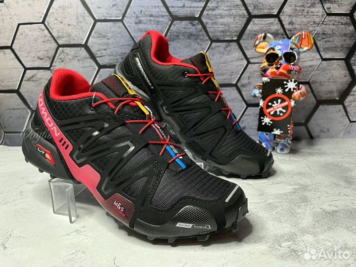 Кроссовки salomon speedcross 3 красный