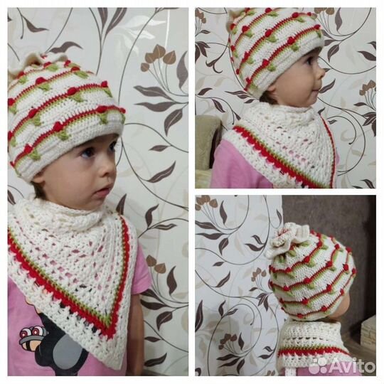 Шапка, снуд, шарф, варежки, митинки и тд