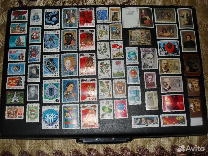 Полная коллекция марок СССР 1985 г. на 4-х фото