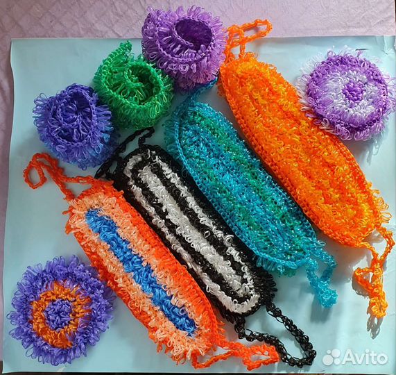 Мочалка ручной работы