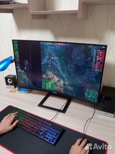 Монитор philips 322E, на запчасти