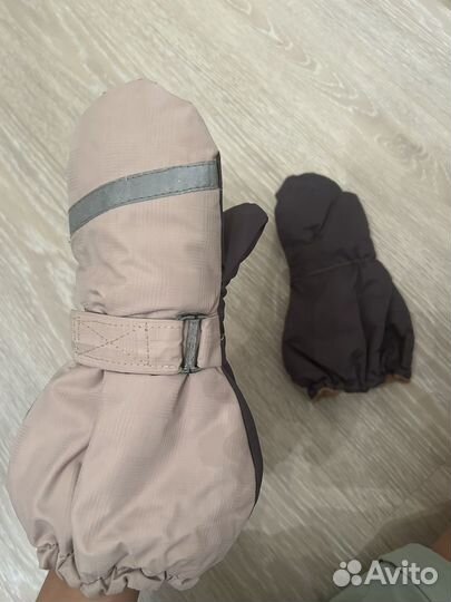 Варежки краги детскте 3-5 лет зимние