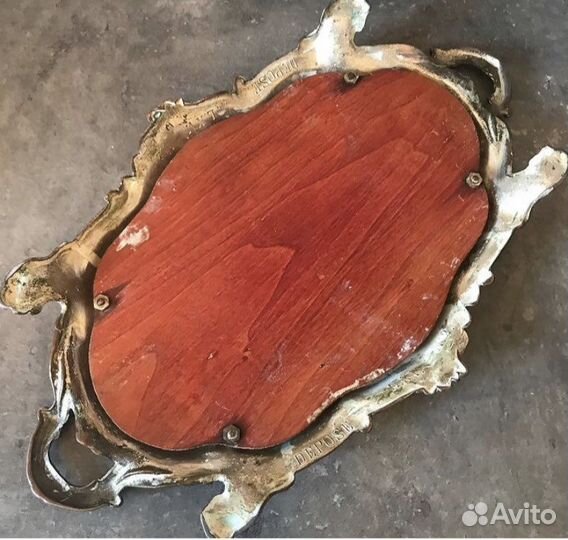 Поднос, поднос старинный, центр стола