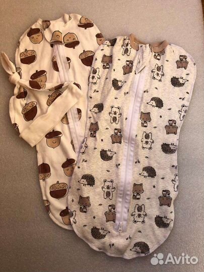 Пеленки кокон на молнии