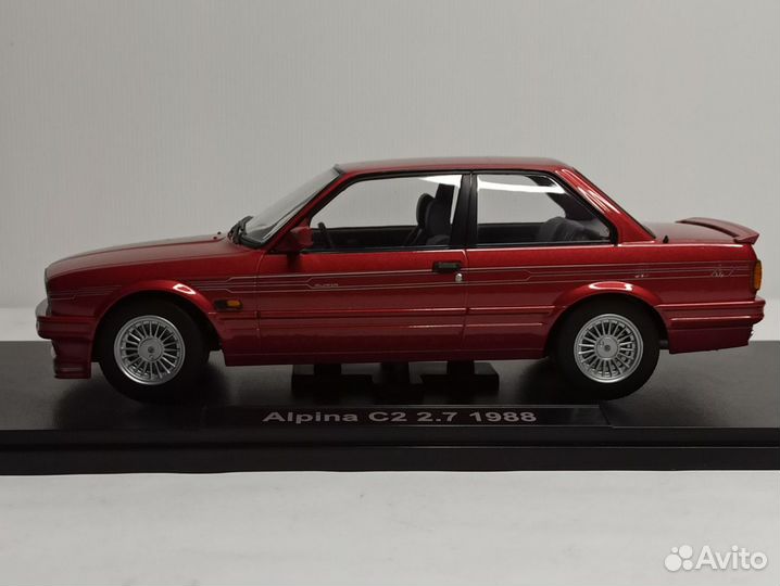 Bmw Alpina C2 2,7 (E30) -1988 Red 1:18 Kk Scale