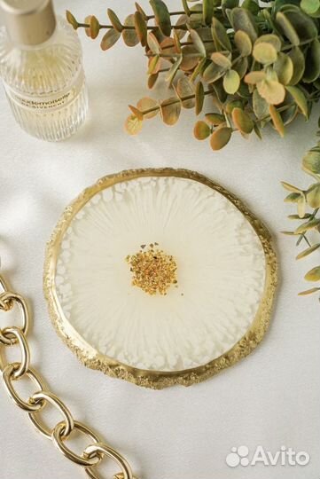 Подстаканник, костер, эпоксидная смола