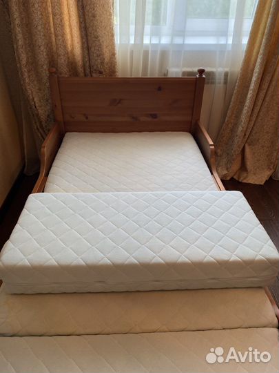 Детская кровать IKEA с матрасом