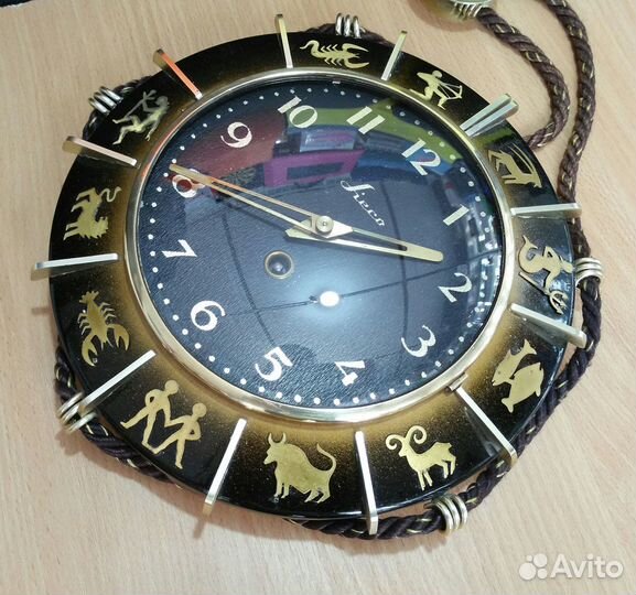 Ретро механические настенные часы Sieco гдр 1965