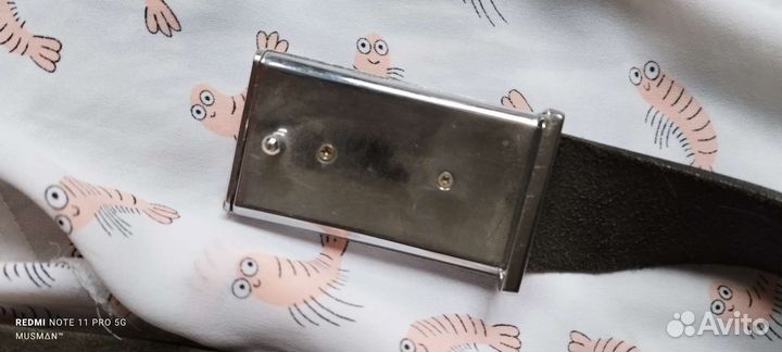 Ремень кожаный