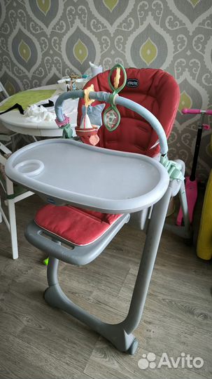 Стульчик для кормления chicco polly magic relax