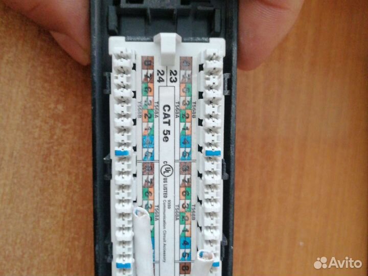 Патч-панель Nikomax 19дюйм 24 порта 1U