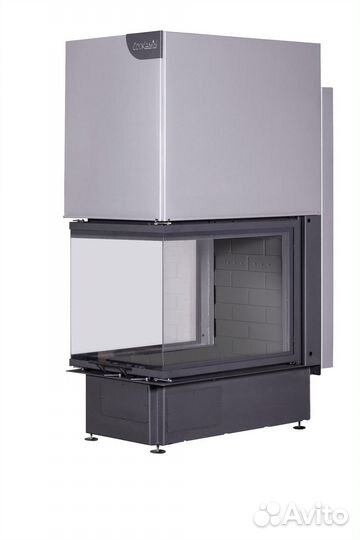 Камин Экокамин дельта 700 B три стекла подовое гор