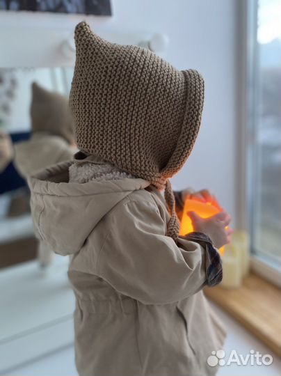 Шапочка бонетка/эльф для девочки/мальчика